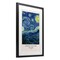 Stupell Industries Classic Starry Night Van Gogh Framed Print Under Glass, design by Vintage Hustle